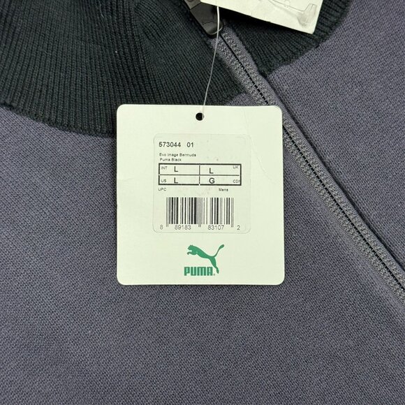 BNWT Puma Italia FIGC Knit Sweater 1/2 Half Zip 100% Cotton Large - Picture 5 of 8